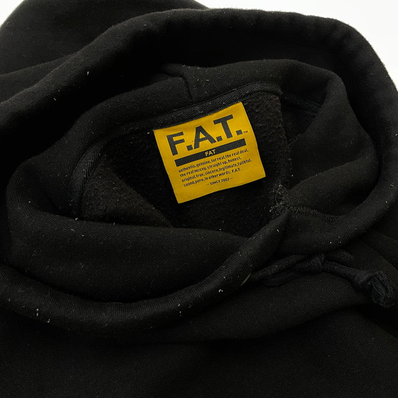 【中古品】【メンズ】 FAT エフエーティー MILL HOODIE F32320-SW04 ミル フーディー トップス プルオーバーパーカー 142-260711-ss-06-tei サイズ：FAT カラー：ブラック 万代Net店