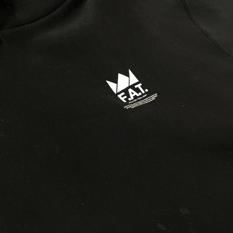 【中古品】【メンズ】 FAT エフエーティー MILL HOODIE F32320-SW04 ミル フーディー トップス プルオーバーパーカー 142-260711-ss-06-tei サイズ：FAT カラー：ブラック 万代Net店