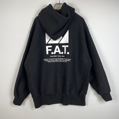 【中古品】【メンズ】 FAT エフエーティー MILL HOODIE F32320-SW04 ミル フーディー トップス プルオーバーパーカー 142-260711-ss-06-tei サイズ：FAT カラー：ブラック 万代Net店