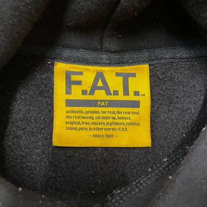 【中古品】【メンズ】 FAT エフエーティー MILL HOODIE F32320-SW04 ミル フーディー トップス プルオーバーパーカー 142-260711-ss-06-tei サイズ：FAT カラー：ブラック 万代Net店