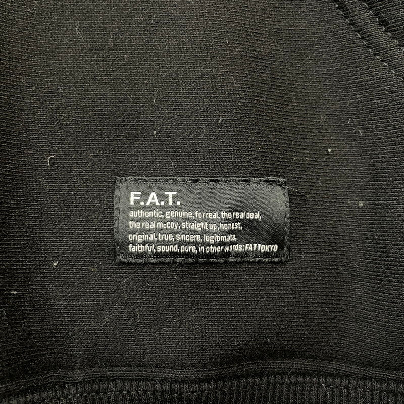 【中古品】【メンズ】 FAT エフエーティー MILL HOODIE F32320-SW04 ミル フーディー トップス プルオーバーパーカー 142-260711-ss-06-tei サイズ：FAT カラー：ブラック 万代Net店