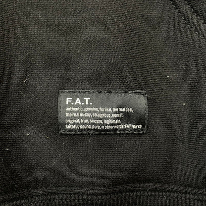 【中古品】【メンズ】 FAT エフエーティー MILL HOODIE F32320-SW04 ミル フーディー トップス プルオーバーパーカー 142-260711-ss-06-tei サイズ：FAT カラー：ブラック 万代Net店