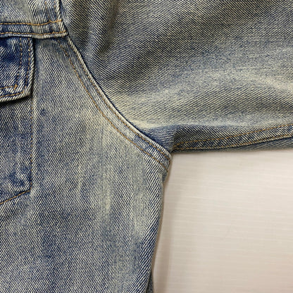 【中古品】【メンズ】 424 フォートゥーフォー 2015 DISTRESSED DENIM JACKET ダメージ デニムジャケット アウター Gジャン 142-260608-ss-05-tei サイズ：M カラー：インディゴ 万代Net店