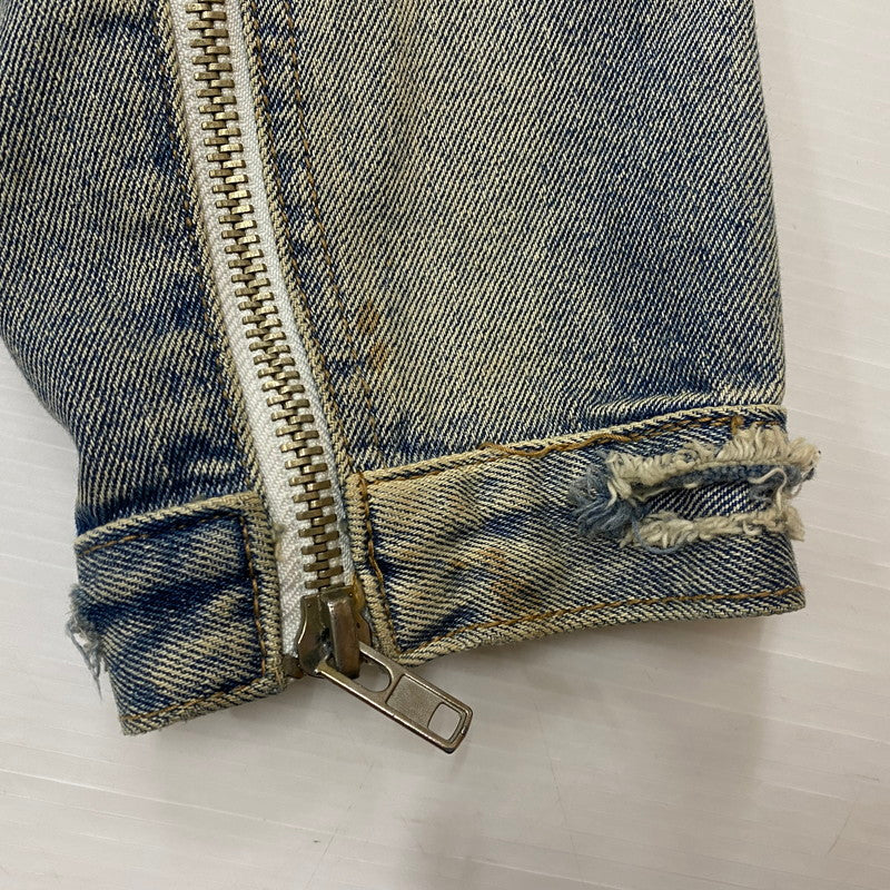 【中古品】【メンズ】 424 フォートゥーフォー 2015 DISTRESSED DENIM JACKET ダメージ デニムジャケット アウター Gジャン 142-260608-ss-05-tei サイズ：M カラー：インディゴ 万代Net店