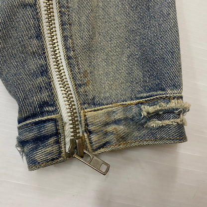 【中古品】【メンズ】 424 フォートゥーフォー 2015 DISTRESSED DENIM JACKET ダメージ デニムジャケット アウター Gジャン 142-260608-ss-05-tei サイズ：M カラー：インディゴ 万代Net店