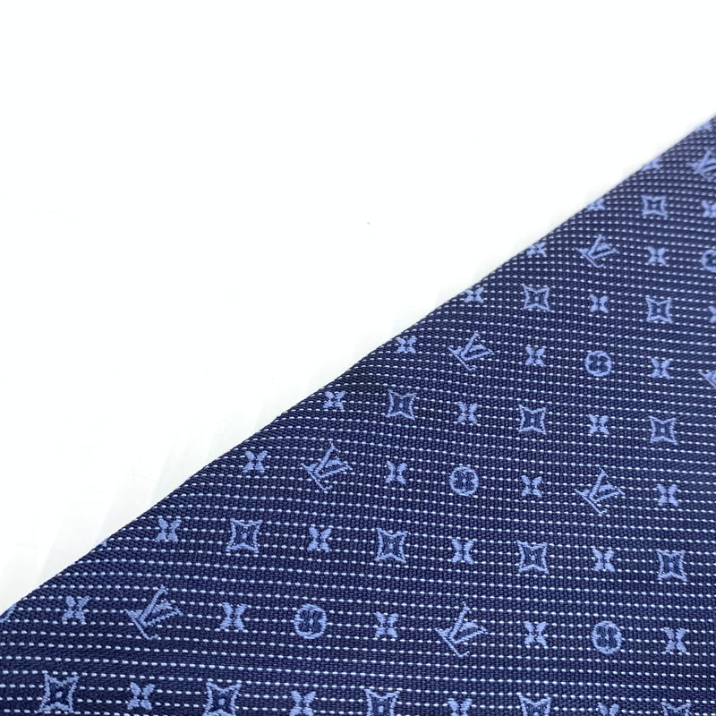 【中古品】【メンズ】 LOUIS VUITTON ルイ・ヴィトン M70953 25年製 モノグラム クラシック ネクタイ アクセサリー 179-260724-ko-12-tei カラー：ブルー系 万代Net店