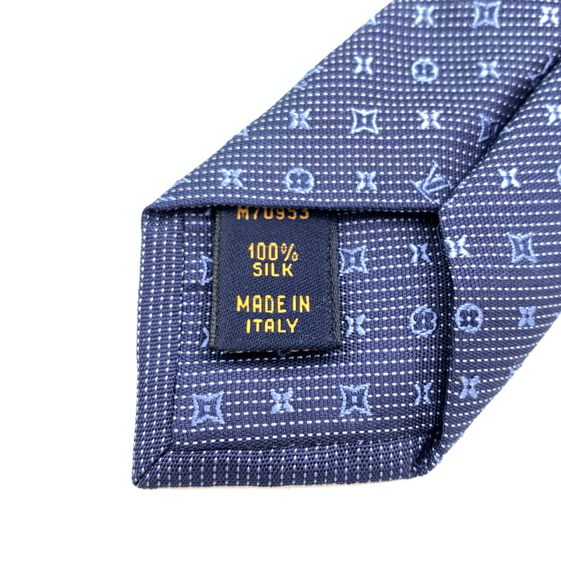 【中古品】【メンズ】 LOUIS VUITTON ルイ・ヴィトン M70953 25年製 モノグラム クラシック ネクタイ アクセサリー 179-260724-ko-12-tei カラー：ブルー系 万代Net店