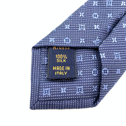 【中古品】【メンズ】 LOUIS VUITTON ルイ・ヴィトン M70953 25年製 モノグラム クラシック ネクタイ アクセサリー 179-260724-ko-12-tei カラー：ブルー系 万代Net店