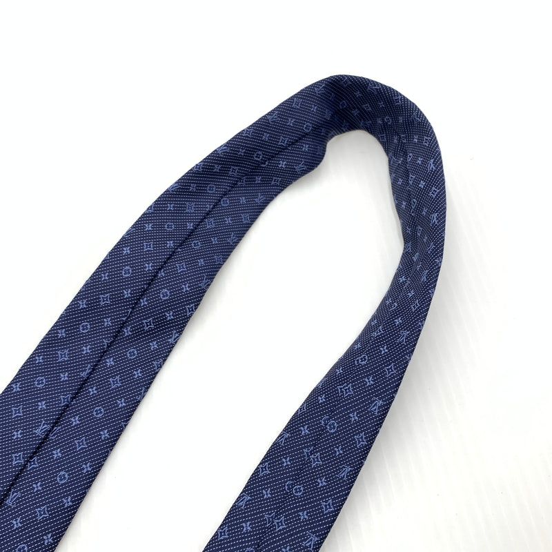 【中古品】【メンズ】 LOUIS VUITTON ルイ・ヴィトン M70953 25年製 モノグラム クラシック ネクタイ アクセサリー 179-260724-ko-12-tei カラー：ブルー系 万代Net店