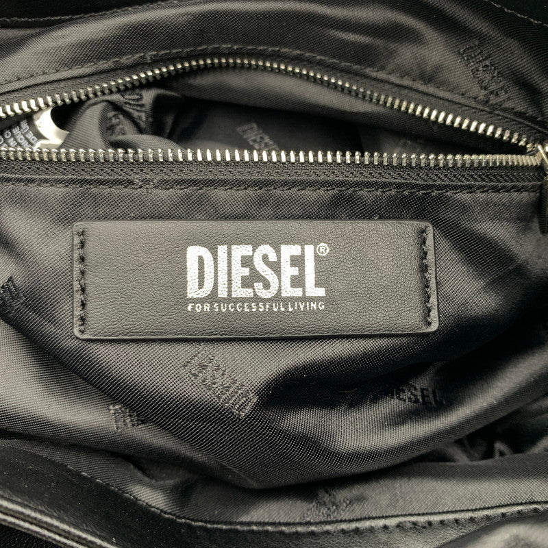 【中古品】【メンズ】 DIESEL ディーゼル GRAB-D HOBO SHOULDER BAG P6203 グラブディー ホーボーショルダーバッグ カバン 188-260606-ko-12-tei カラー：ブラック 万代Net店