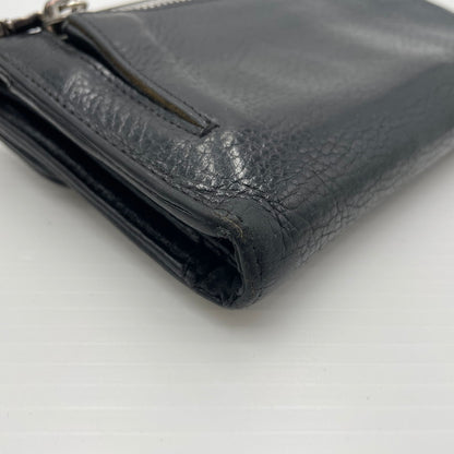 【中古品】【メンズ】 CHROME HEARTS クロムハーツ WAVE CROSS BALL WALLET ウェーブ クロスボール ウォレット 長財布 190-260604-yo-01-tei カラー：ブラック 万代Net店