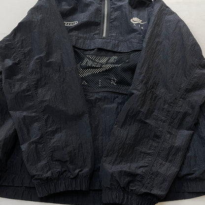 【中古品】【メンズ】 NIKE ナイキ NYLON ANORAK JACKET DM5214-010 ナイロン アノラック ジャケット アウター 148-260901-sa-23-teih サイズ：2XL カラー：ブラック 万代Net店