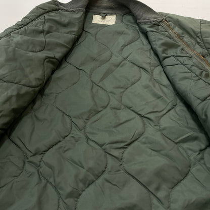【中古品】【メンズ】 US.ARMY アメリカ軍 CWU-9/P QUILTING LINER JACKET DLA100-81-C-3079 キルティング ライナージャケット ライトアウター 145-260606-yo-03-tei サイズ：M カラー：カーキ 万代Net店