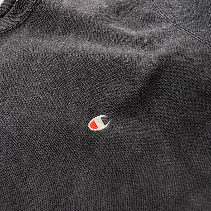 【中古品】【メンズ】 CHAMPION チャンピオン 90's REVERSE WEAVE SWEATSHIRT 90年代 リバースウィーブ スウェットシャツ 刺繍タグ 長袖 トップス 145-260606-yo-11-tei サイズ：L カラー：チャコール 万代Net店