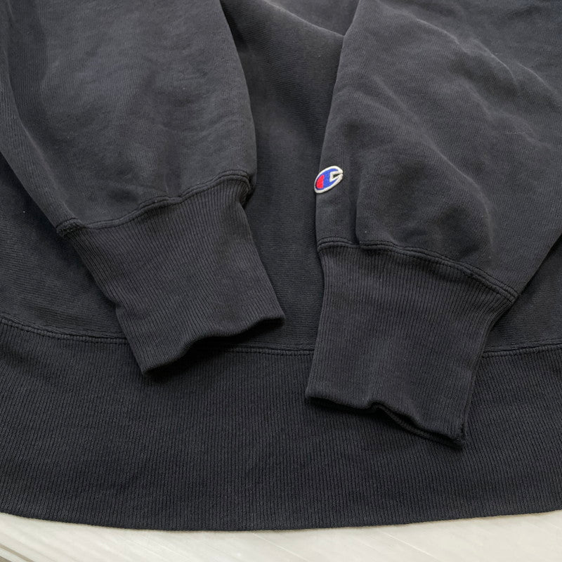 【中古品】【メンズ】 CHAMPION チャンピオン 90's REVERSE WEAVE SWEATSHIRT 90年代 リバースウィーブ スウェットシャツ 刺繍タグ 長袖 トップス 145-260606-yo-11-tei サイズ：L カラー：チャコール 万代Net店