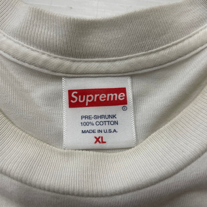 【現状渡し品】【メンズ】 SUPREME シュプリーム 21SS WATER PISTOL TEE 21年春夏 ウォーター ピストル Ｔシャツ 半袖 トップス 149-260618-sa-13-tei サイズ：XL カラー：ホワイト 万代Net店