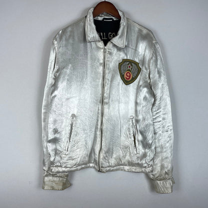 【中古品】【メンズ】 AVIREX アヴィレックス REVERSIBLE VIETNAM JACKET 6182020 リバーシブル ベトナム ジャケット 刺繍 べトジャン ライトアウター 145-260606-yo-14-tei サイズ：L カラー：ブラック/ホワイト 万代Net店