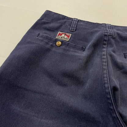【中古品】【メンズ】 BEN DAVIS ベン デイヴィス FRISCO PANTS 898 フリスコ パンツ ボトムス 156-260830-sa-17-tei サイズ：34 カラー：ネイビー 万代Net店