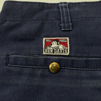 【中古品】【メンズ】 BEN DAVIS ベン デイヴィス FRISCO PANTS 898 フリスコ パンツ ボトムス 156-260830-sa-17-tei サイズ：34 カラー：ネイビー 万代Net店