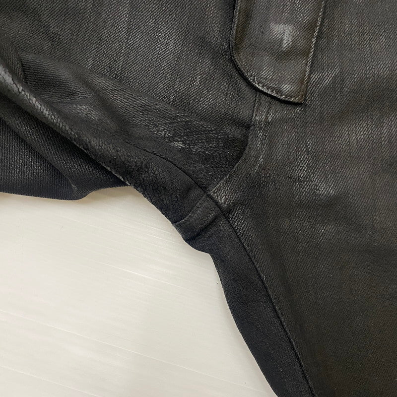 【中古品】【メンズ】 BALMAIN バルマン BIKER PANTS W4HT551B909M MADE IN ITALY バイカーパンツ ボトムス イタリア製 158-260608-ss-06-tei サイズ：不明 カラー：ブラック 万代Net店