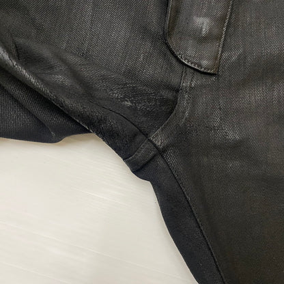 【中古品】【メンズ】 BALMAIN バルマン BIKER PANTS W4HT551B909M MADE IN ITALY バイカーパンツ ボトムス イタリア製 158-260608-ss-06-tei サイズ：不明 カラー：ブラック 万代Net店
