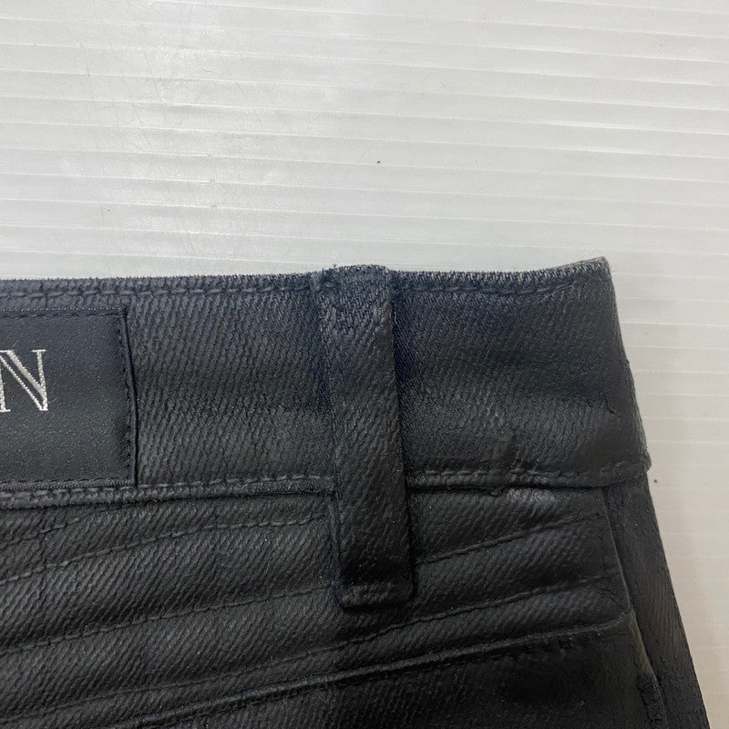 【中古品】【メンズ】 BALMAIN バルマン BIKER PANTS W4HT551B909M MADE IN ITALY バイカーパンツ ボトムス イタリア製 158-260608-ss-06-tei サイズ：不明 カラー：ブラック 万代Net店