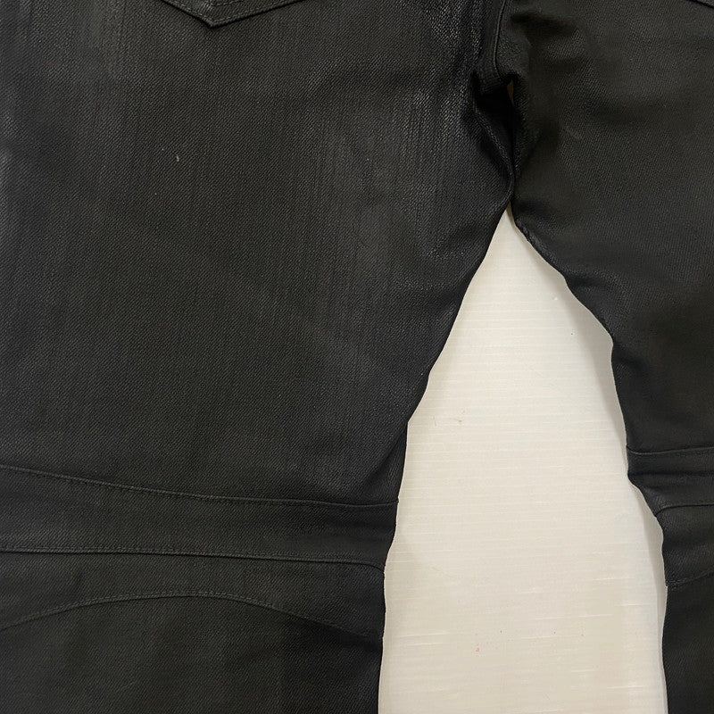 【中古品】【メンズ】 BALMAIN バルマン BIKER PANTS W4HT551B909M MADE IN ITALY バイカーパンツ ボトムス イタリア製 158-260608-ss-06-tei サイズ：不明 カラー：ブラック 万代Net店