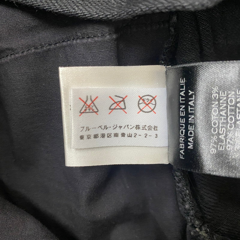 【中古品】【メンズ】 BALMAIN バルマン BIKER PANTS W4HT551B909M MADE IN ITALY バイカーパンツ ボトムス イタリア製 158-260608-ss-06-tei サイズ：不明 カラー：ブラック 万代Net店