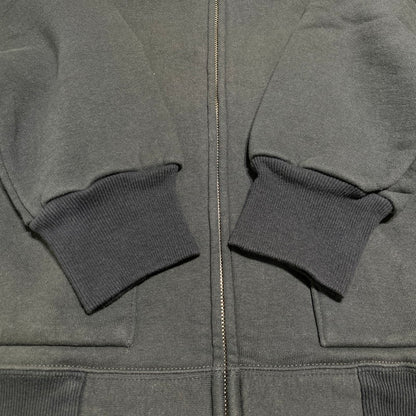【中古品】【メンズ】 THE FLAT HEAD ザ フラット ヘッド FULL ZIP SWEATSHIRT フルジップ スウェット トップス トレーナー 雪柄 145-260608-ss-02-tei サイズ：L カラー：グレー系 万代Net店