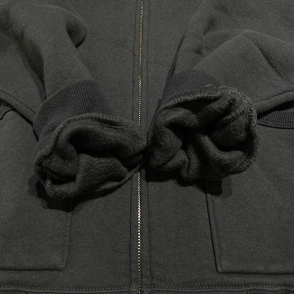 【中古品】【メンズ】 THE FLAT HEAD ザ フラット ヘッド FULL ZIP SWEATSHIRT フルジップ スウェット トップス トレーナー 雪柄 145-260608-ss-02-tei サイズ：L カラー：グレー系 万代Net店