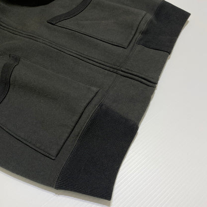 【中古品】【メンズ】 THE FLAT HEAD ザ フラット ヘッド FULL ZIP SWEATSHIRT フルジップ スウェット トップス トレーナー 雪柄 145-260608-ss-02-tei サイズ：L カラー：グレー系 万代Net店