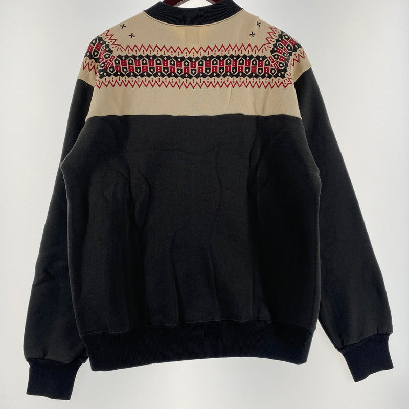 【中古品】【メンズ】 THE FLAT HEAD ザ フラット ヘッド FULL ZIP SWEATSHIRT フルジップ スウェット トップス トレーナー 雪柄 145-260608-ss-02-tei サイズ：L カラー：グレー系 万代Net店