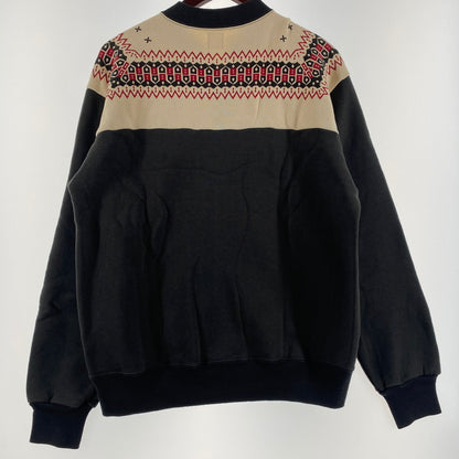 【中古品】【メンズ】 THE FLAT HEAD ザ フラット ヘッド FULL ZIP SWEATSHIRT フルジップ スウェット トップス トレーナー 雪柄 145-260608-ss-02-tei サイズ：L カラー：グレー系 万代Net店