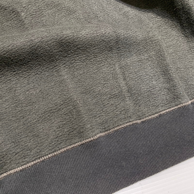 【中古品】【メンズ】 THE FLAT HEAD ザ フラット ヘッド FULL ZIP SWEATSHIRT フルジップ スウェット トップス トレーナー 雪柄 145-260608-ss-02-tei サイズ：L カラー：グレー系 万代Net店