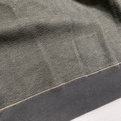 【中古品】【メンズ】 THE FLAT HEAD ザ フラット ヘッド FULL ZIP SWEATSHIRT フルジップ スウェット トップス トレーナー 雪柄 145-260608-ss-02-tei サイズ：L カラー：グレー系 万代Net店