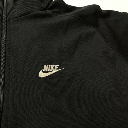 【中古品】【メンズ】 NIKE ナイキ 80’s VINTAGE JERSEY 80年代 ヴィンテージ ジャージ 長袖 トップス 紺タグ 日本製 148-260801-sa-01-tei サイズ：L カラー：ブラック 万代Net店