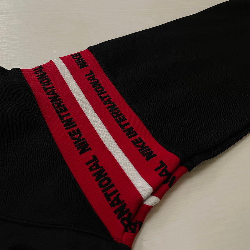 【中古品】【メンズ】 NIKE ナイキ 80’s VINTAGE JERSEY 80年代 ヴィンテージ ジャージ 長袖 トップス 紺タグ 日本製 148-260801-sa-01-tei サイズ：L カラー：ブラック 万代Net店