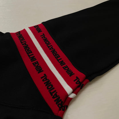 【中古品】【メンズ】 NIKE ナイキ 80’s VINTAGE JERSEY 80年代 ヴィンテージ ジャージ 長袖 トップス 紺タグ 日本製 148-260801-sa-01-tei サイズ：L カラー：ブラック 万代Net店