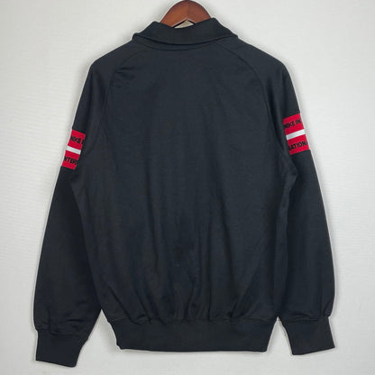 【中古品】【メンズ】 NIKE ナイキ 80’s VINTAGE JERSEY 80年代 ヴィンテージ ジャージ 長袖 トップス 紺タグ 日本製 148-260801-sa-01-tei サイズ：L カラー：ブラック 万代Net店