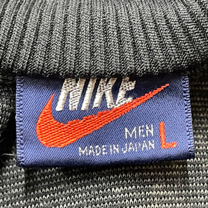 【中古品】【メンズ】 NIKE ナイキ 80’s VINTAGE JERSEY 80年代 ヴィンテージ ジャージ 長袖 トップス 紺タグ 日本製 148-260801-sa-01-tei サイズ：L カラー：ブラック 万代Net店