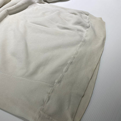 【現状渡し品】【メンズ】 CHAMPION チャンピオン REVERSE WEAVE RUTGERS HOODIE VINTAGE MADE IN USA リバースウィーブ ラトガース フーディー トップス プルオーバーパーカー ヴィンテージ USA製 145-260608-ss-04-tei サイズ：XL カラー：ホワイト 万代Net店