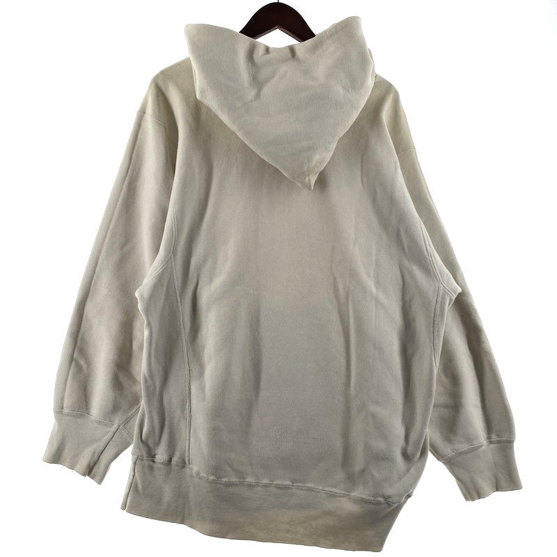 【現状渡し品】【メンズ】 CHAMPION チャンピオン REVERSE WEAVE RUTGERS HOODIE VINTAGE MADE IN USA リバースウィーブ ラトガース フーディー トップス プルオーバーパーカー ヴィンテージ USA製 145-260608-ss-04-tei サイズ：XL カラー：ホワイト 万代Net店