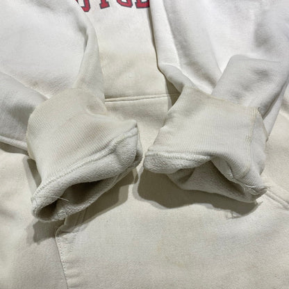 【現状渡し品】【メンズ】 CHAMPION チャンピオン REVERSE WEAVE RUTGERS HOODIE VINTAGE MADE IN USA リバースウィーブ ラトガース フーディー トップス プルオーバーパーカー ヴィンテージ USA製 145-260608-ss-04-tei サイズ：XL カラー：ホワイト 万代Net店