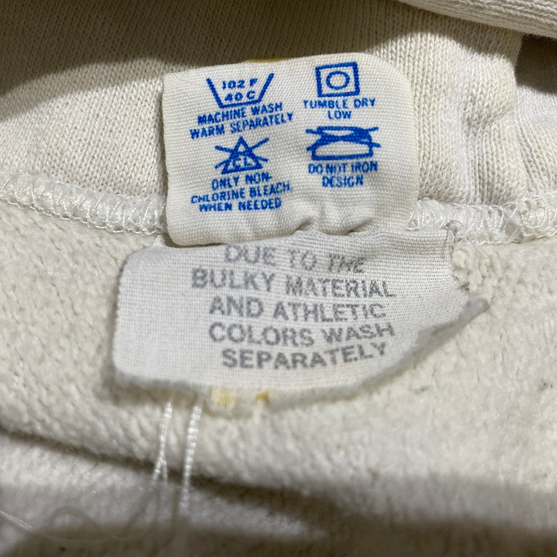 【現状渡し品】【メンズ】 CHAMPION チャンピオン REVERSE WEAVE RUTGERS HOODIE VINTAGE MADE IN USA リバースウィーブ ラトガース フーディー トップス プルオーバーパーカー ヴィンテージ USA製 145-260608-ss-04-tei サイズ：XL カラー：ホワイト 万代Net店