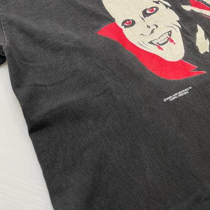 【中古品】【メンズ】 BRIELAND GRAPHICS ブリーランドグラフィックス 90's DRACULA PRINT SS TEE 90年代 ドラキュラ プリント ショートスリーブ Tシャツ 半袖 トップス 蓄光 ヴィンテージ 145-260606-yo-10-tei サイズ：不明 カラー：グレー 万代Net店