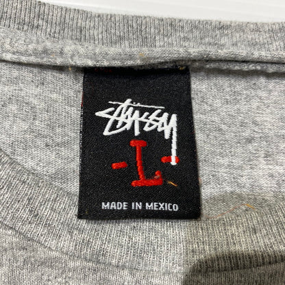 【中古品】【メンズ】 STUSSY ステューシー ERIC HAZE S/S TEE エリック ヘイズ ショートスリーブ Tシャツ 半袖トップス 142-260608-ss-01-tei サイズ：L カラー：グレー 万代Net店