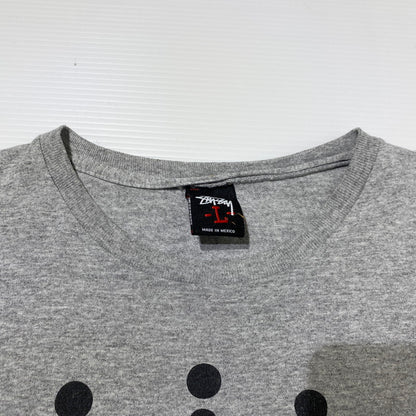 【中古品】【メンズ】 STUSSY ステューシー ERIC HAZE S/S TEE エリック ヘイズ ショートスリーブ Tシャツ 半袖トップス 142-260608-ss-01-tei サイズ：L カラー：グレー 万代Net店