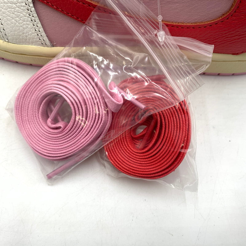 【中古品】【メンズ】 NIKE ナイキ × TRAVIS SCOTT トラヴィス スコット 別注 コラボ AIRJORDAN 1 LOW OG SP "SAIL/TROPICAL PINK" IQ7604-101 エアジョーダン1 ロー スニーカー 靴 160-260618-ko-07-tei サイズ：28.5cm カラー：ピンク 万代Net店
