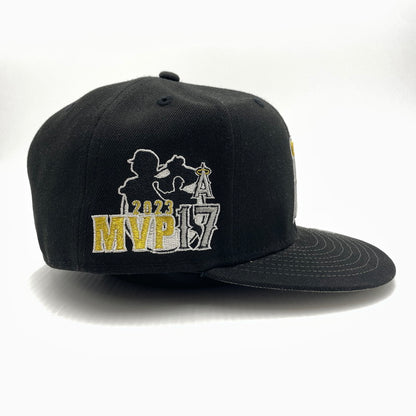 【中古品】【メンズ】 NEW ERA ニューエラ SHOHEI OHTANI MVP CAP ベースボールキャップ 帽子 大谷翔平 MVP記念キャップ ロサンゼルス エンジェルズ 185-260809-ko-09-tei カラー：ブラック 万代Net店
