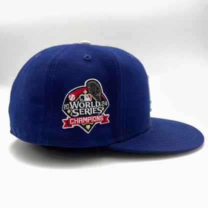 【中古品】【メンズ】 NEW ERA ニューエラ 2024 MLB WORLD SERIES CHAMPIONS PATCH CAP ワールドシリーズ チャンピオンパッチ キャップ 帽子 ベースボールキャップ 185-260809-ko-12-tei カラー：ブルー 万代Net店